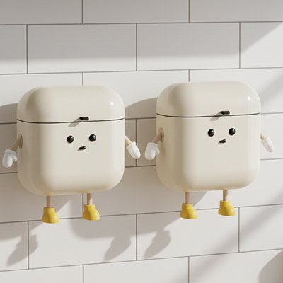 Poubelle murale | Compact Élégance - WOWBRAVO