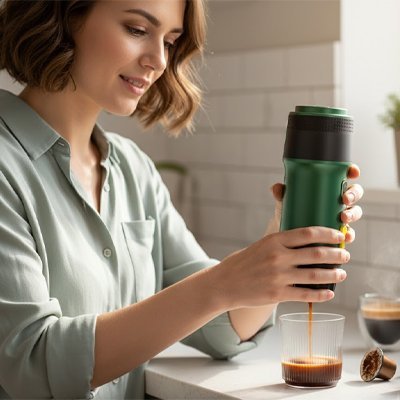 Machine à café portable | Premium - WOWBRAVO