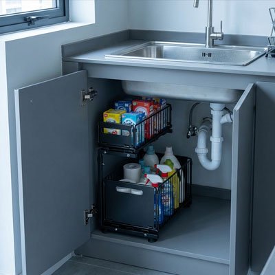 Organisateur placard cuisine | Modulable - WOWBRAVO