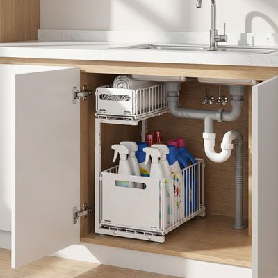 Organisateur placard cuisine | Modulable - WOWBRAVO