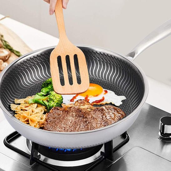 poêle en inox - WOWBRAVO