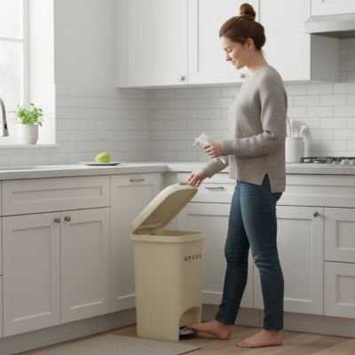 Poubelle de cuisine ergonomique | EcoTri - WOWBRAVO
